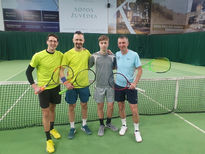 Tęstinio teniso klubo Kogas vyrų dvejetų turnyro finalinis etapas